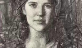 素描吃瓜人画画,捕捉夏日闲适时光的瞬间